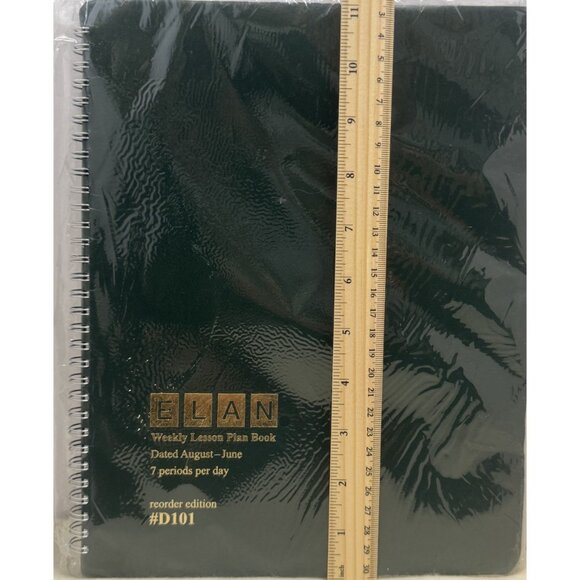 Elan Weekly Lesson Plan Book Dated August-June 7 Periods Per Day Reorder Edition - Picture 4 of 5
